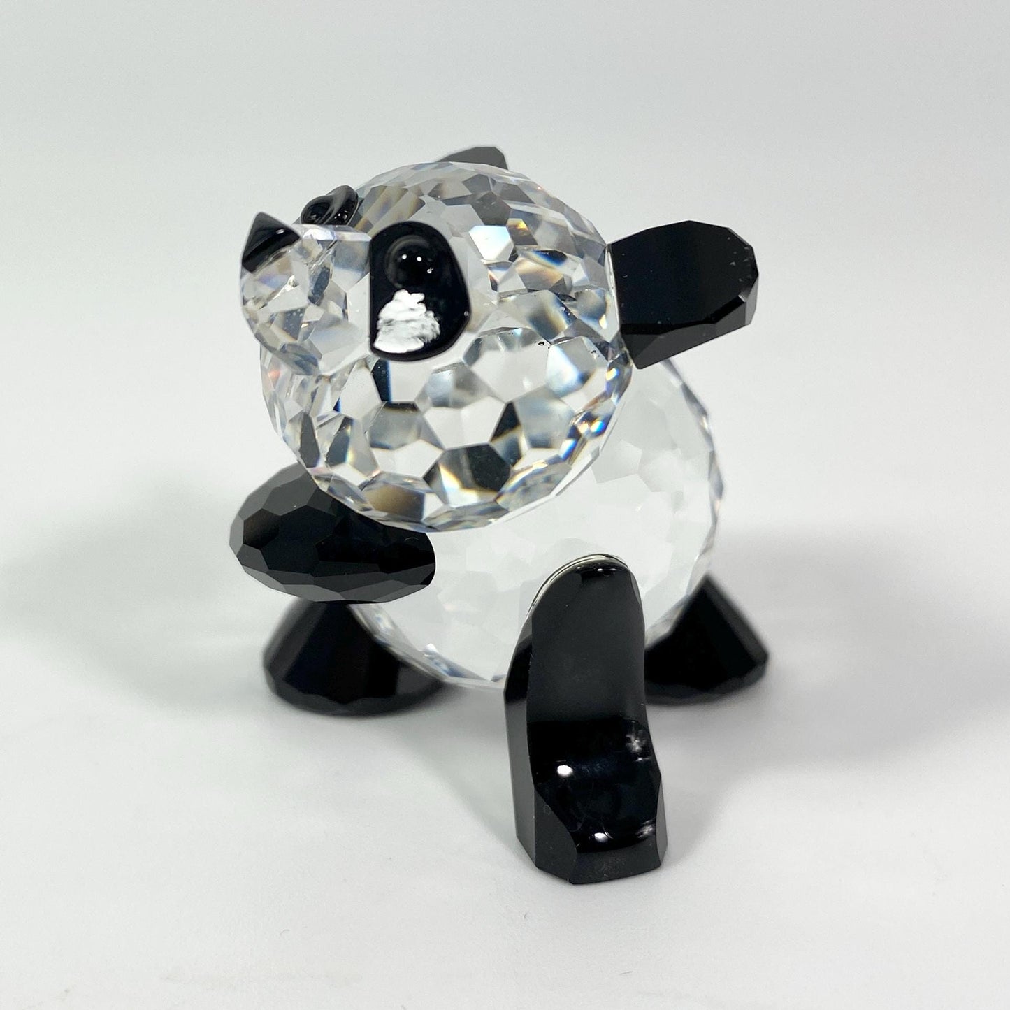 SWAROVSKI Figurine mama Panda silver crystal figurine 6833 with box & COA