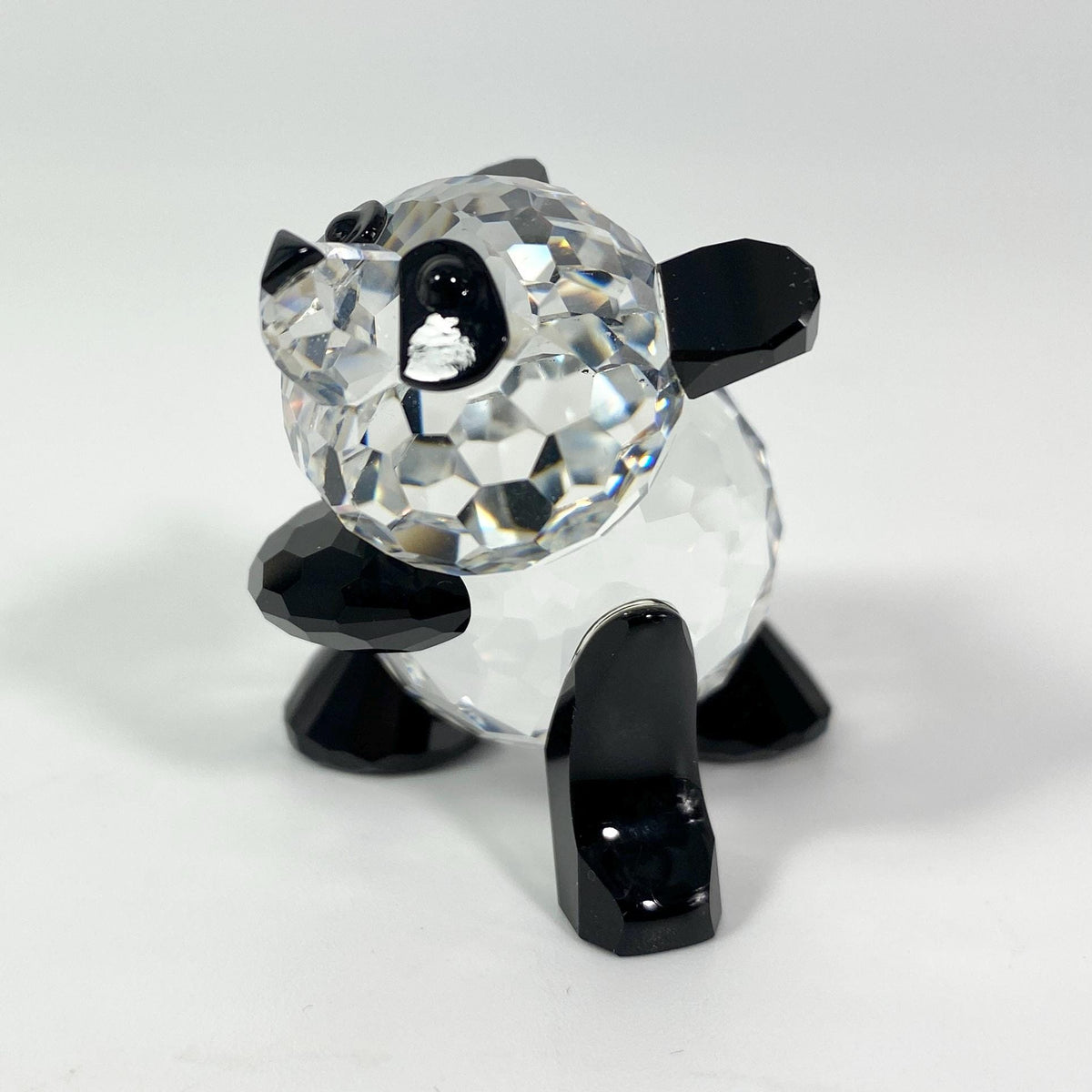 SWAROVSKI Figurine mama Panda silver crystal figurine 6833 No box