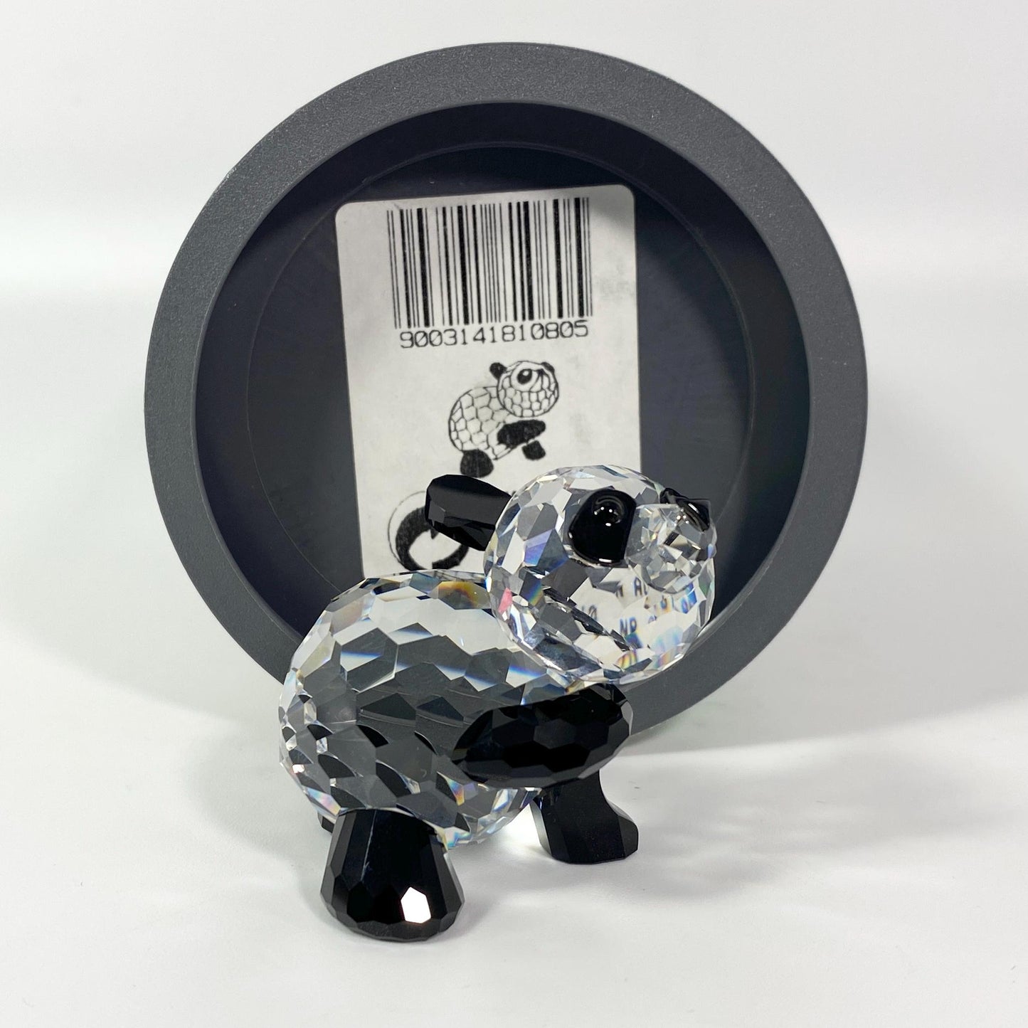SWAROVSKI Figurine mama Panda silver crystal figurine 6833 with box & COA