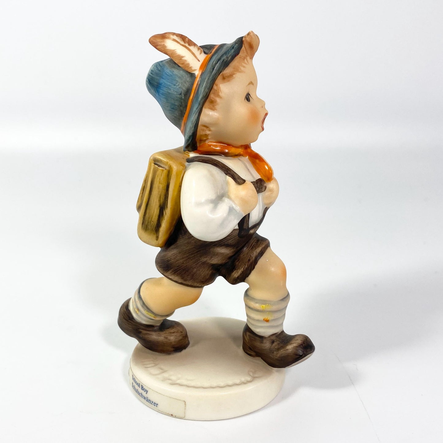 Set of 2 Rare !! Goebel Hummel school boy and sparrow figurines Germany