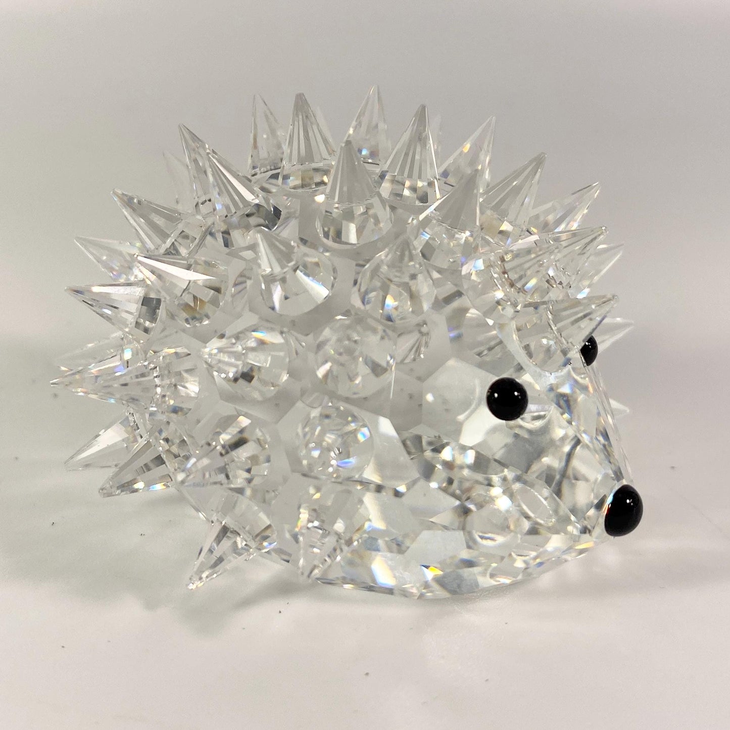 Swarovski Large Hedgehog with Silver Whiskers with Box & CoA