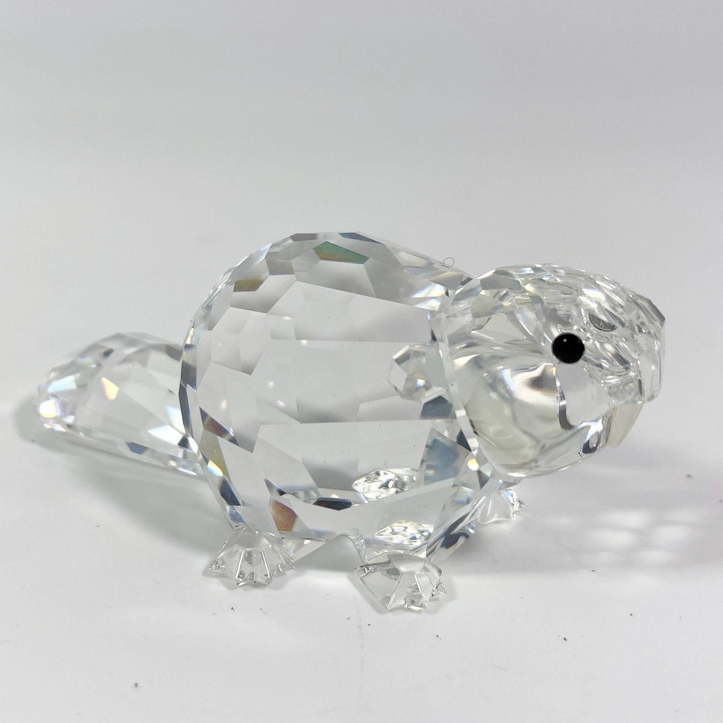 RARE !! Swarovski Silver Large BEAVER MOTHER  Wildlife with Box & CoA