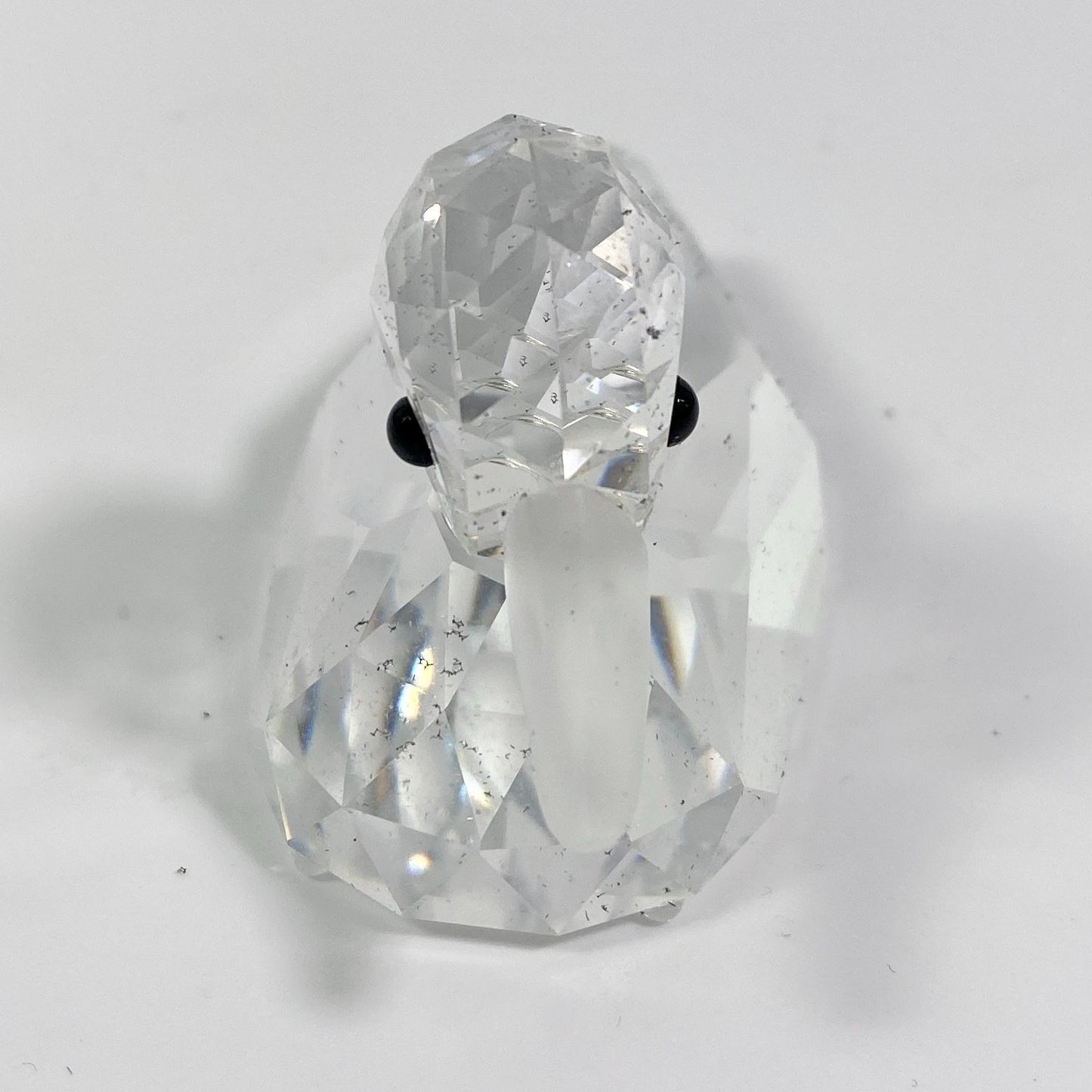 Retired Swarovski Silver Crystal Mallard Large Duck 7647 Original Box MINT