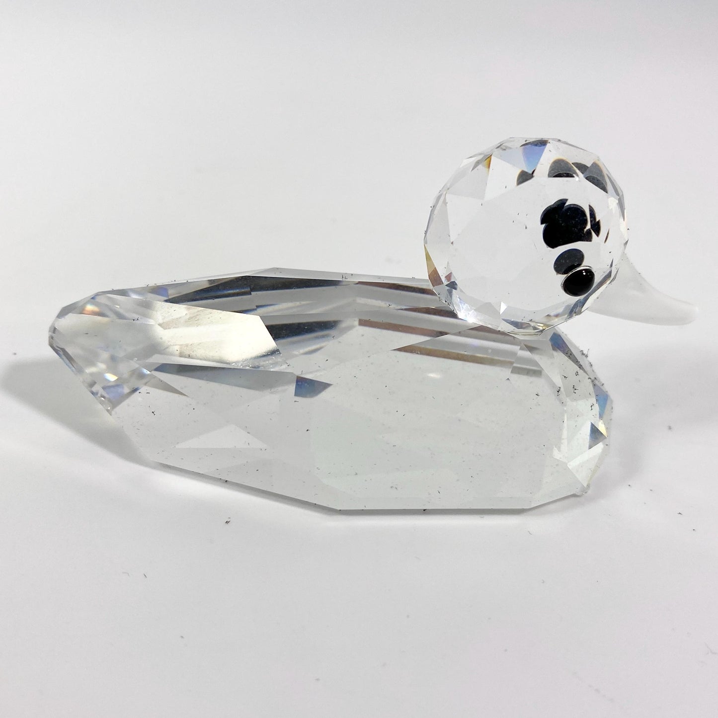 Retired Swarovski Silver Crystal Mallard Large Duck 7647 Original Box MINT