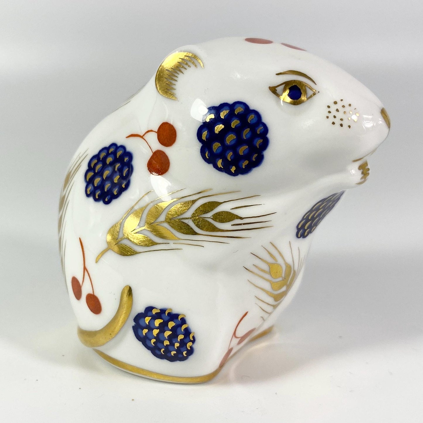 Royal Crown Derby Imari Paperweight Collection Harvest Mouse - No Box 6208079