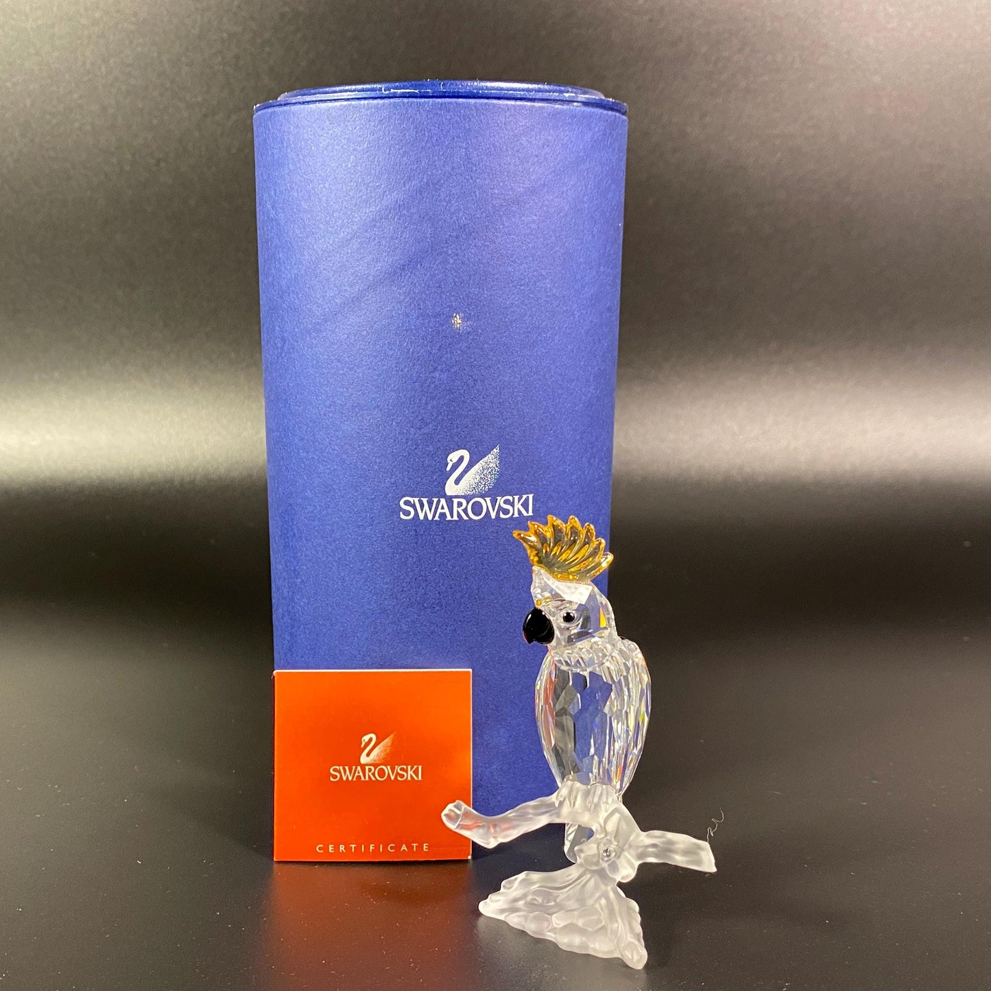 Swarovski Crystal Cockatoo 261635 Mint Condition with Certificate