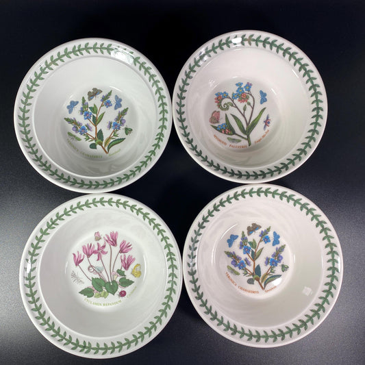 Portmeirion Botanic Garden  Rimmed Cereal Bowl Flower 6.5 inches-Pick your choice