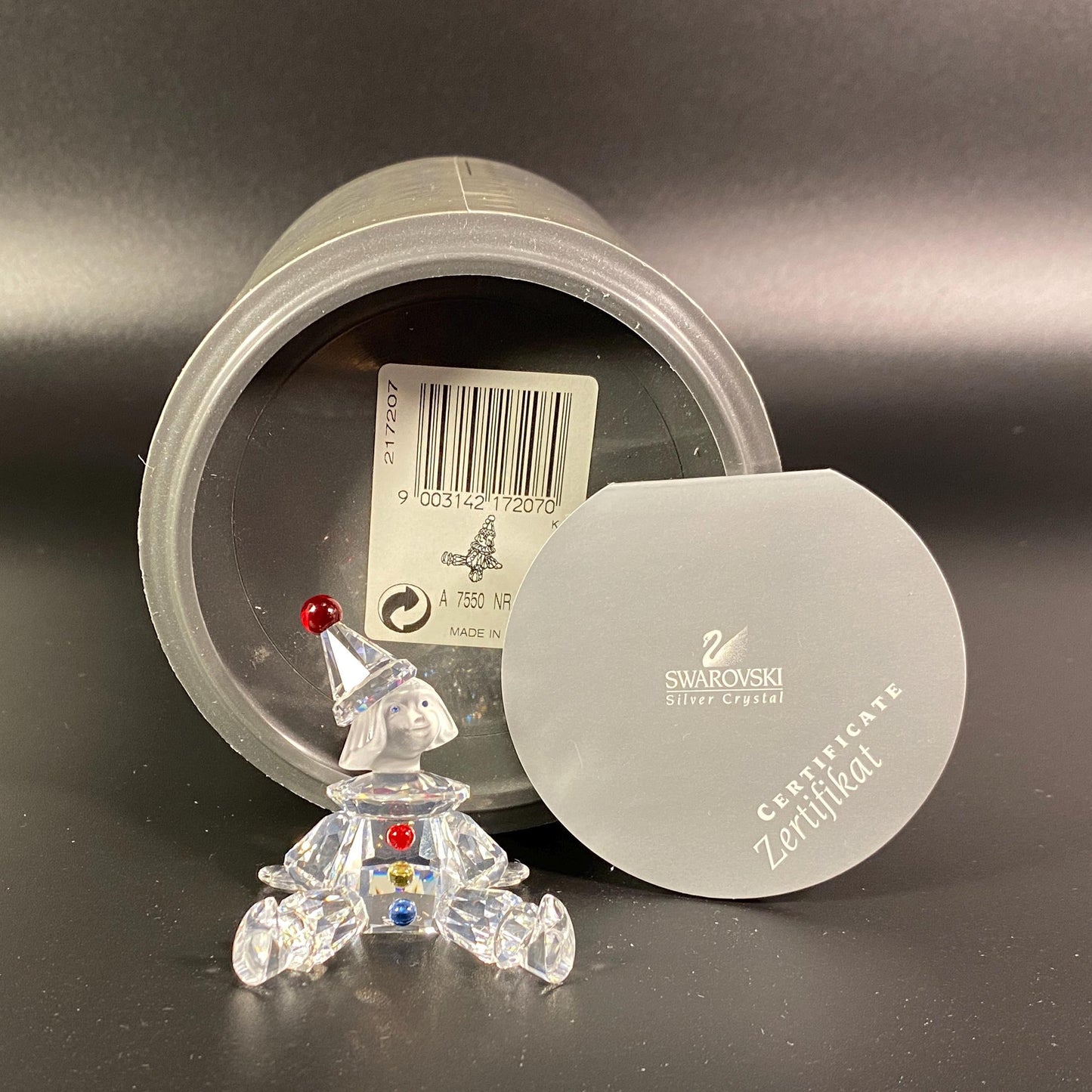 Swarovski Silver Crystal Puppet Clown 217207