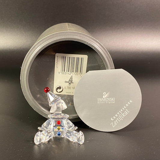Swarovski Silver Crystal Puppet Clown 217207