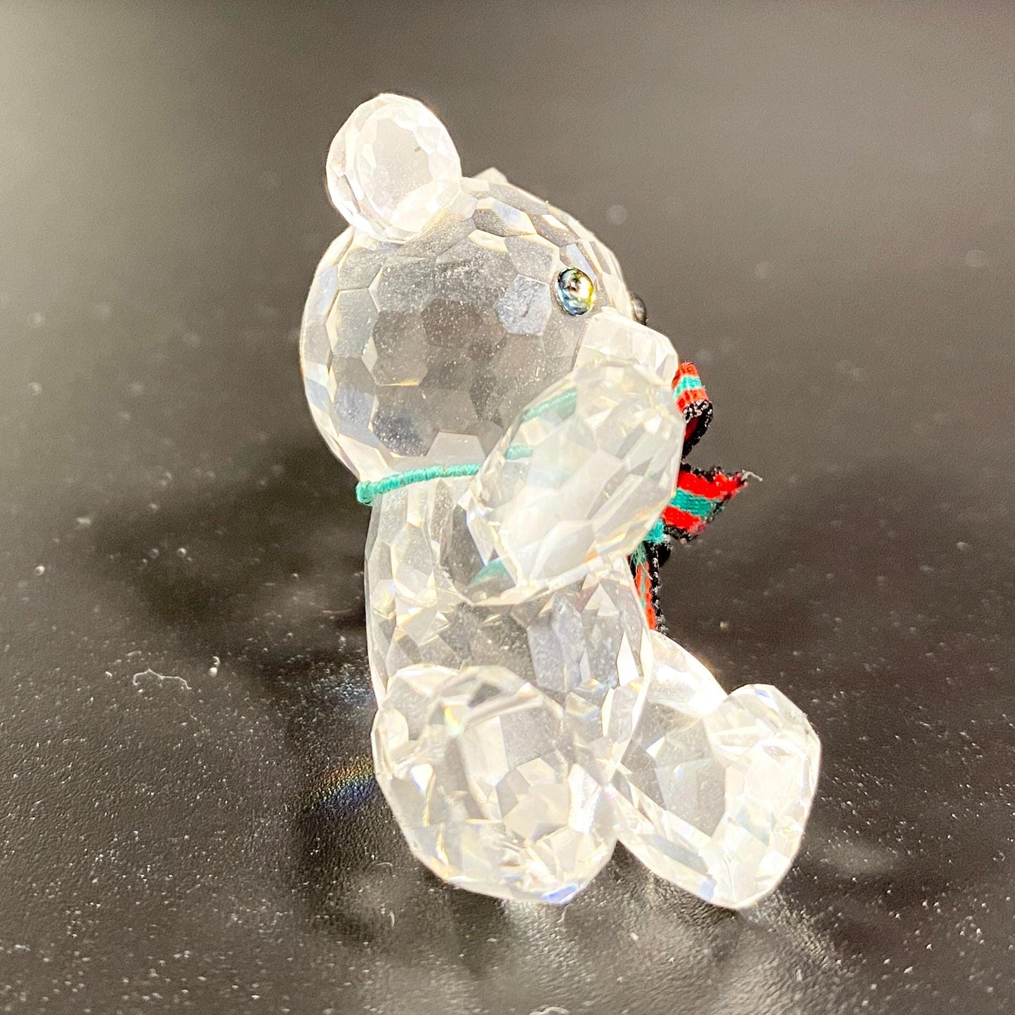 Swarovski Crystal "Kris" reclining bear - no. 7637 "When We Were Young" RETIRED