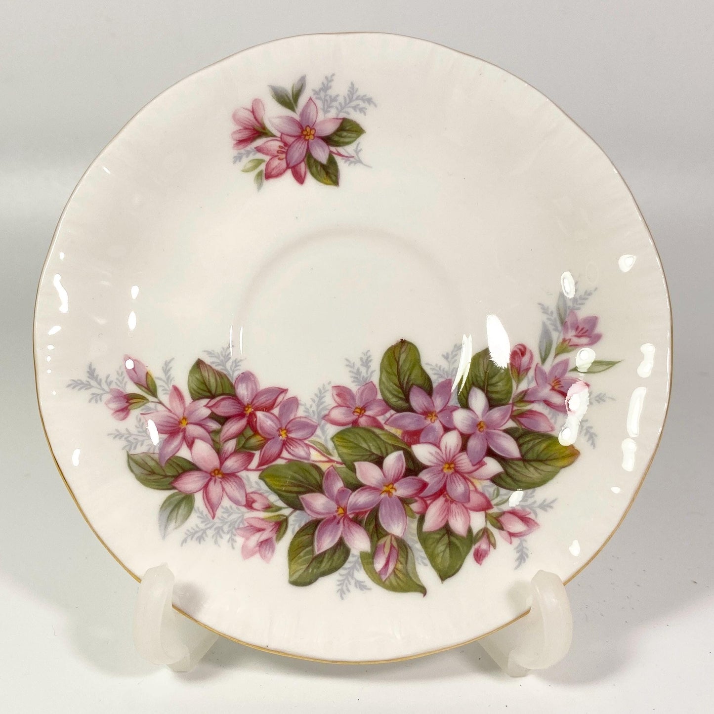 Rare !! PARAGON MAYFLOWER Tea Cup & Saucer Bone China made in England
