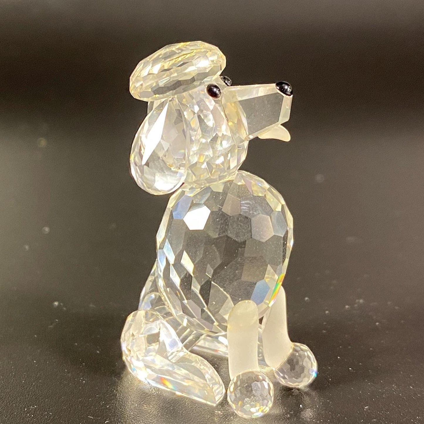Swarovski 2 Inches Crystal Figurine Poodle Sitting 181317 original box