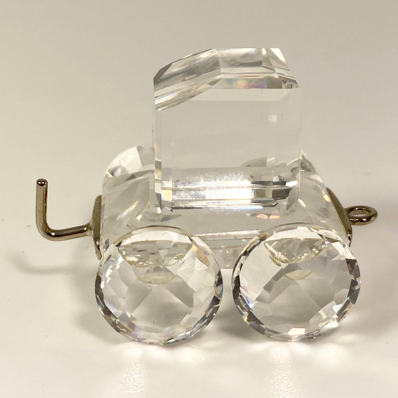 Swarovski Silver Crystal Train Tender Car with box