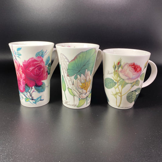 RARE !! Roy Kirkham floral mugs-Pick your choice