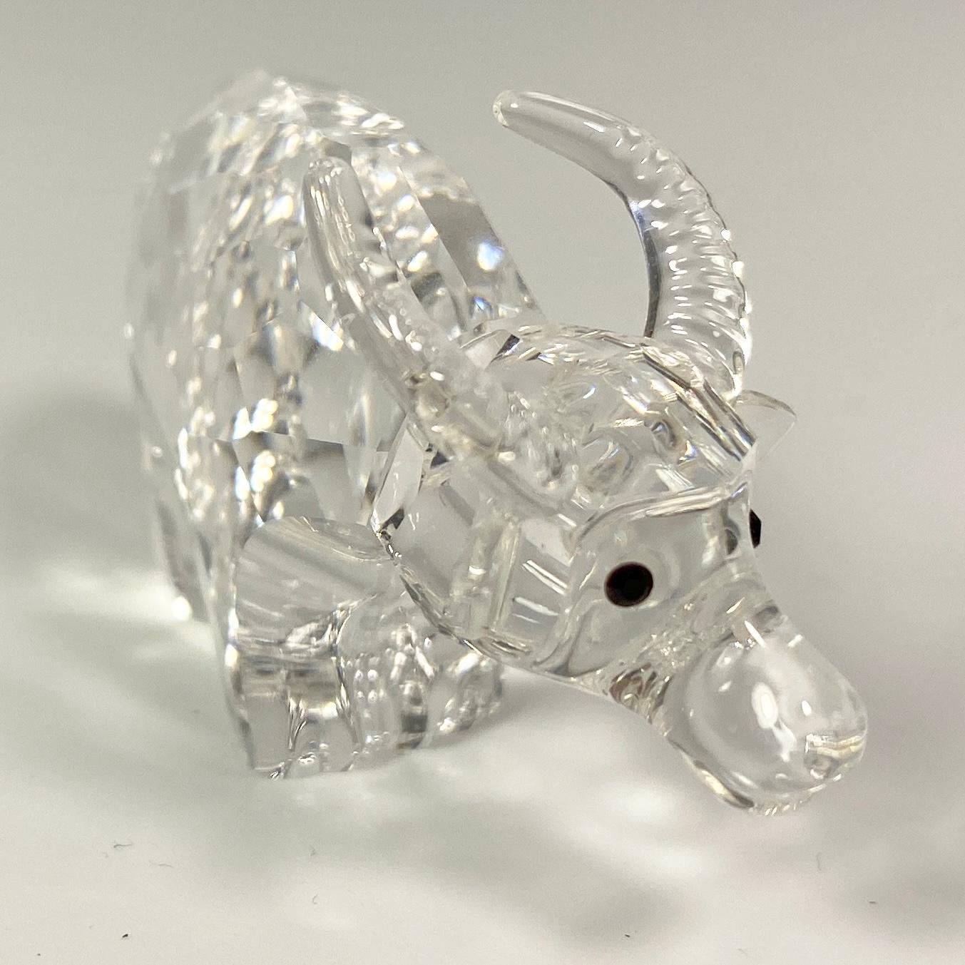 Swarovski  large Figurine 275437 Zodiac Water Buffalo  Original box + CoA
