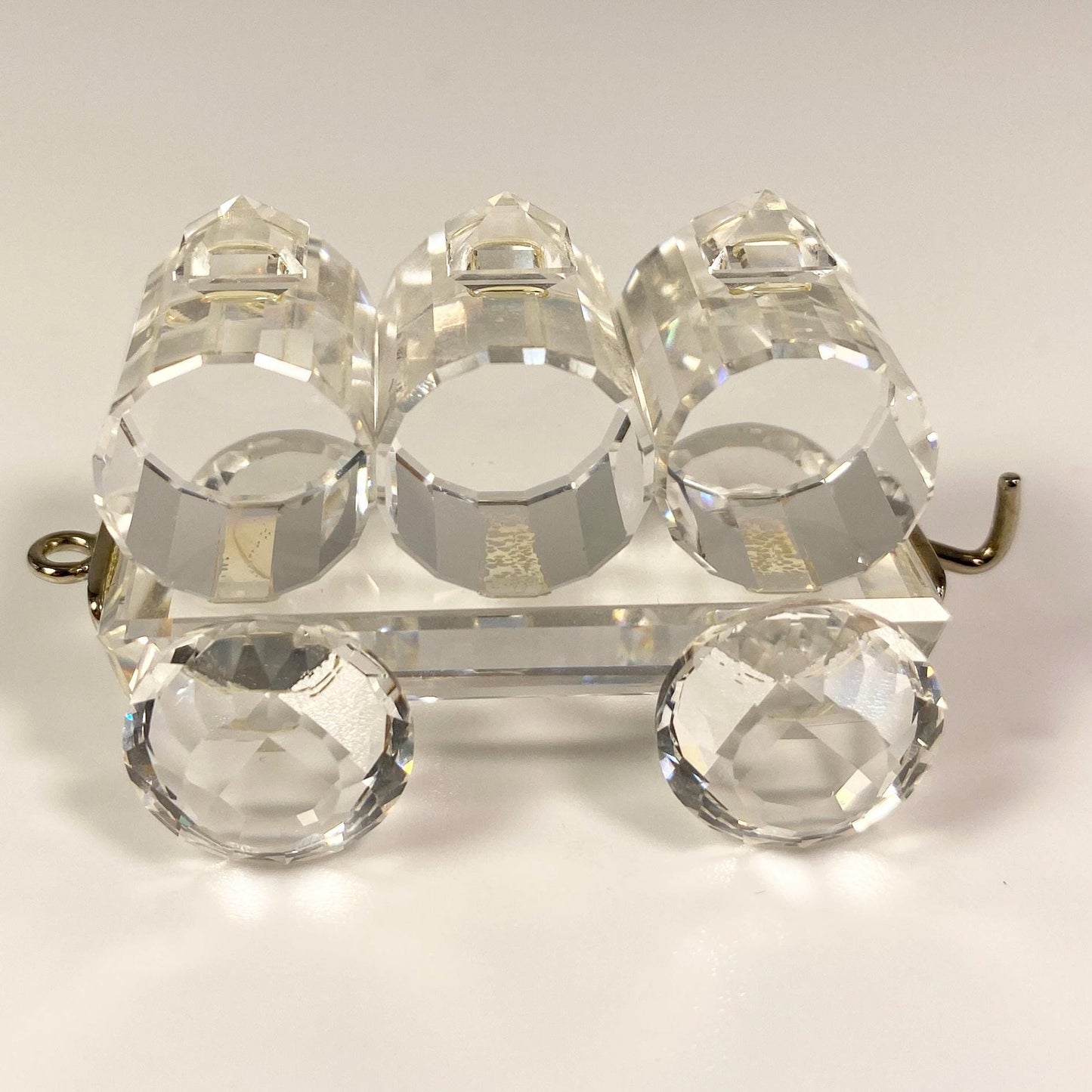 RARE !! Swarovski Silver Crystal “Tank Wagon”  Petrol  wagon Figurine  Box & CoA
