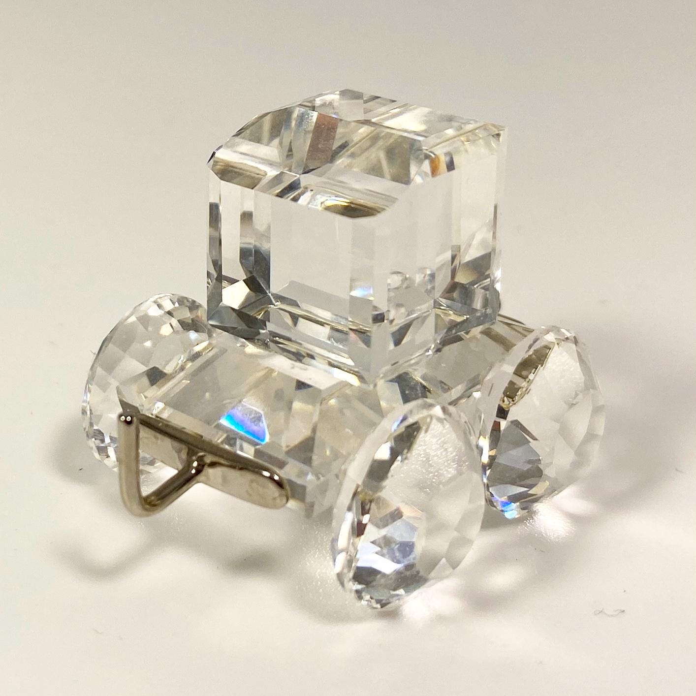 Swarovski Silver Crystal Train Tender Car with box