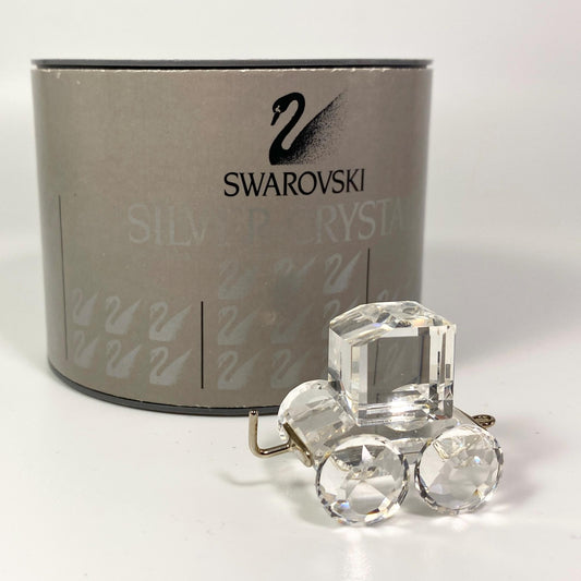 Swarovski Silver Crystal Train Tender Car with box