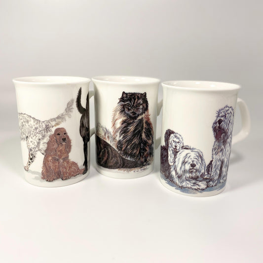 Roy Kirkham terrier, Black labrador dogs and Cats mugs-Pick your choice