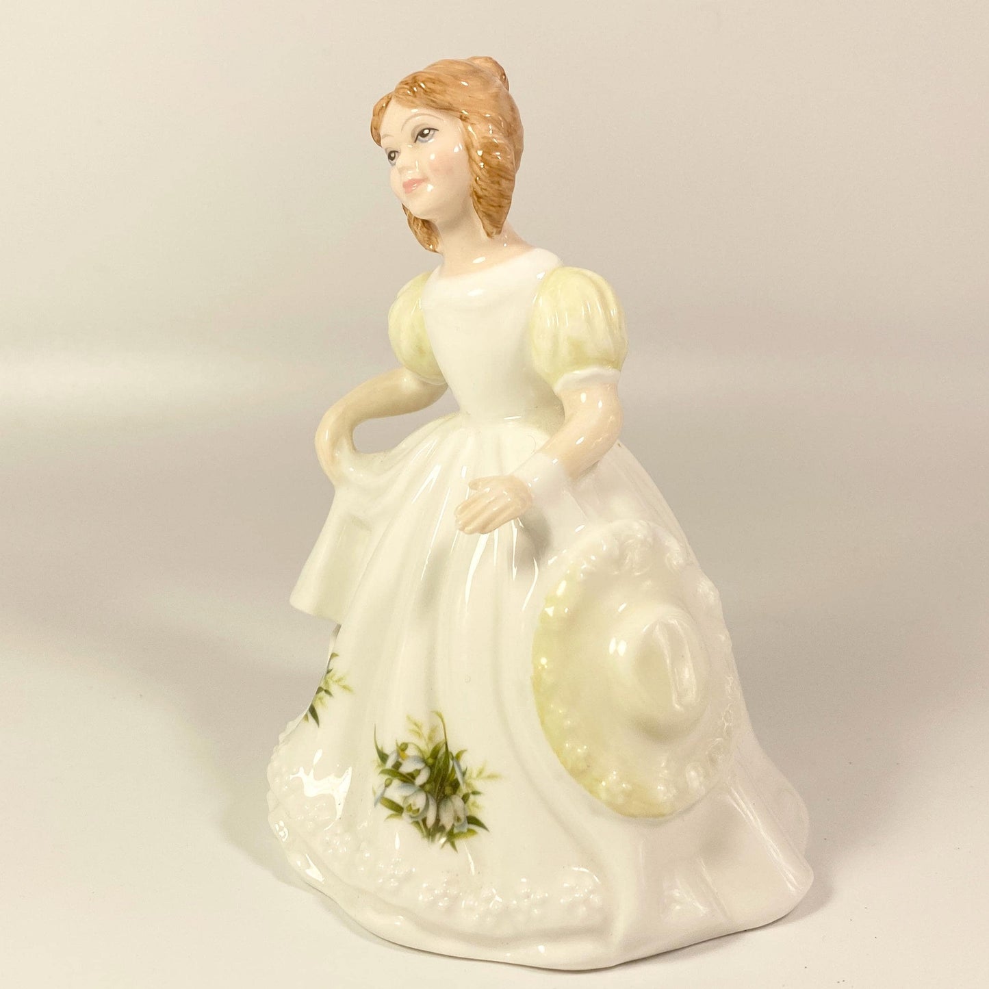 Royal Doulton HN 3330 Figure of the Month January Porcelain Figurine Signed