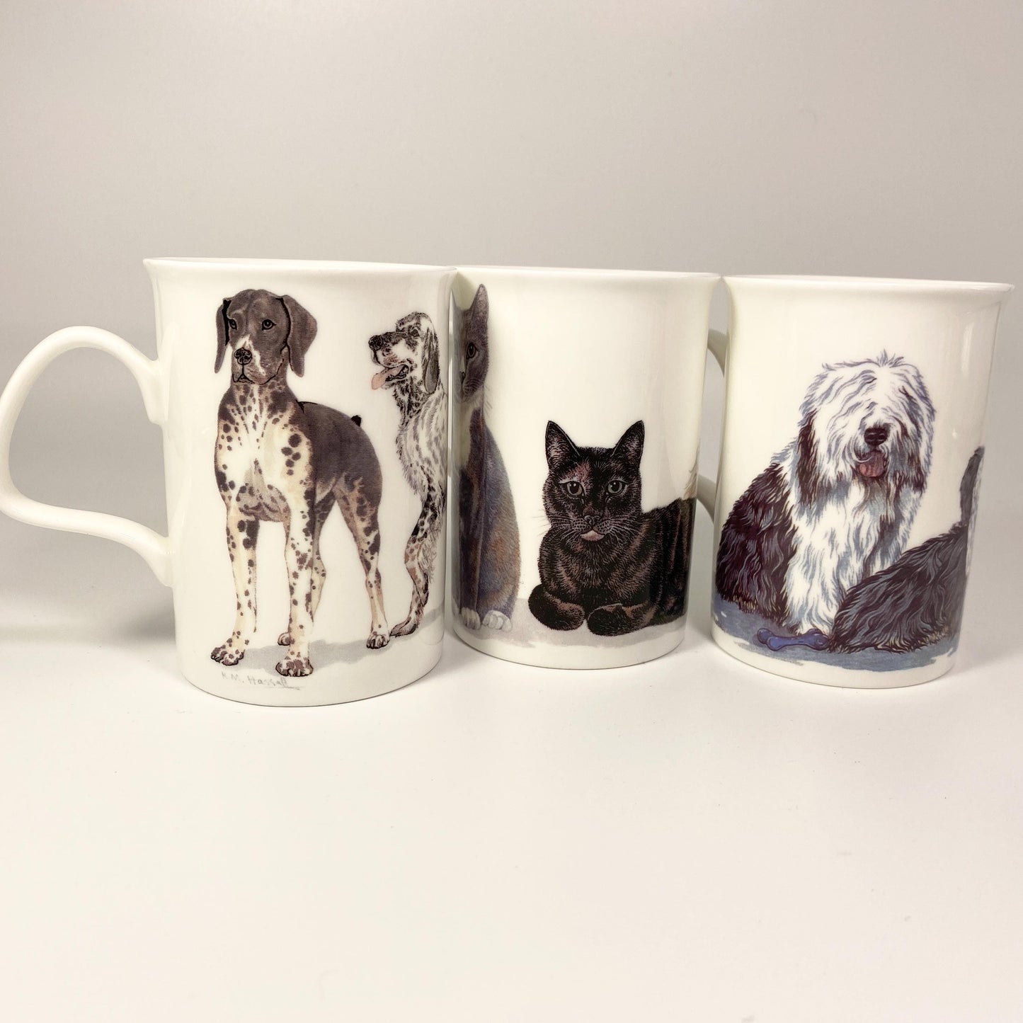 Roy Kirkham terrier, Black labrador dogs and Cats mugs-Pick your choice