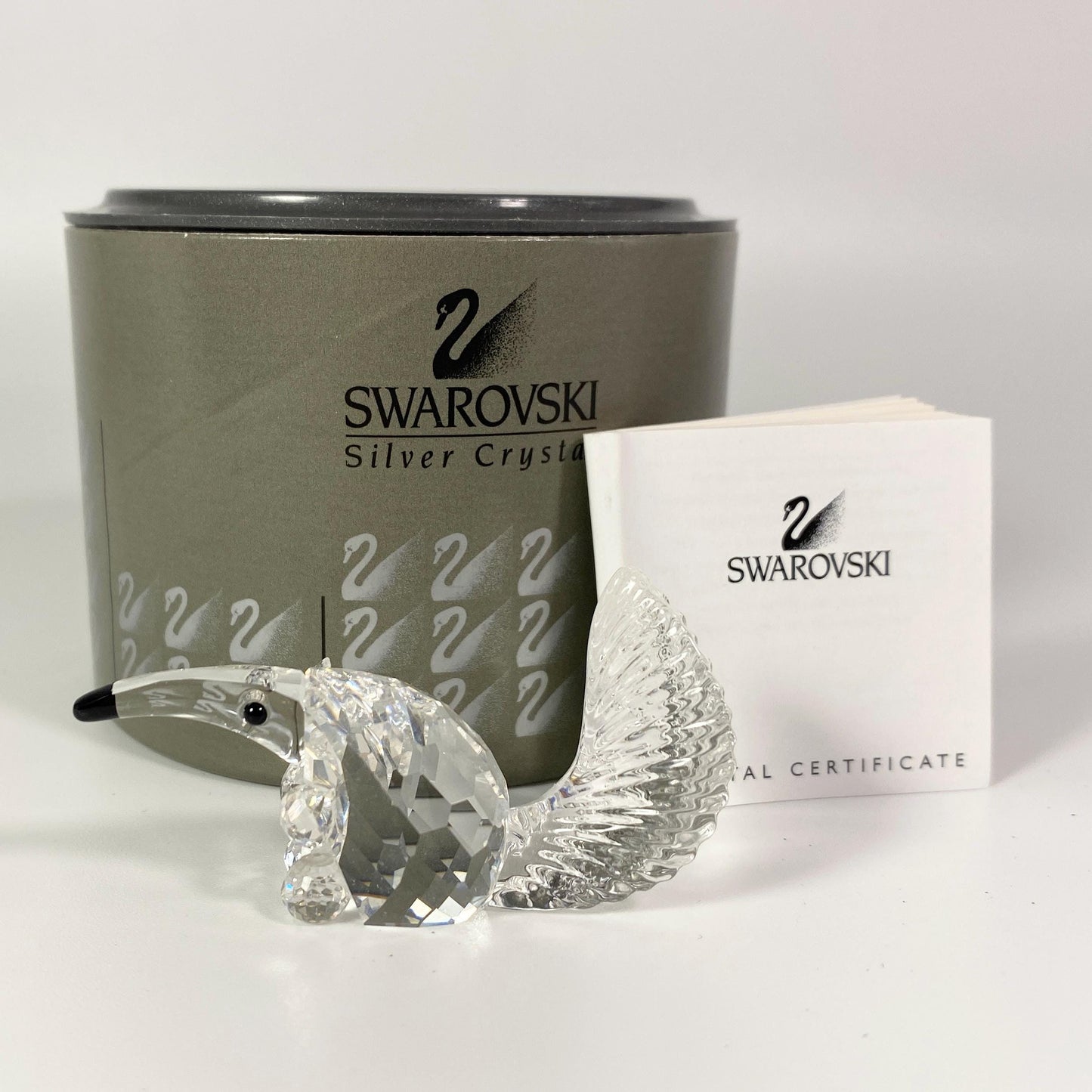 RARE!! Swarovski Crystal ANTEATER Figurine 7680 001 271460 with Original Box + COA