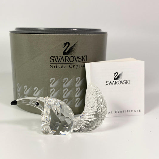 RARE!! Swarovski Crystal ANTEATER Figurine 7680 001 271460 with Original Box + COA