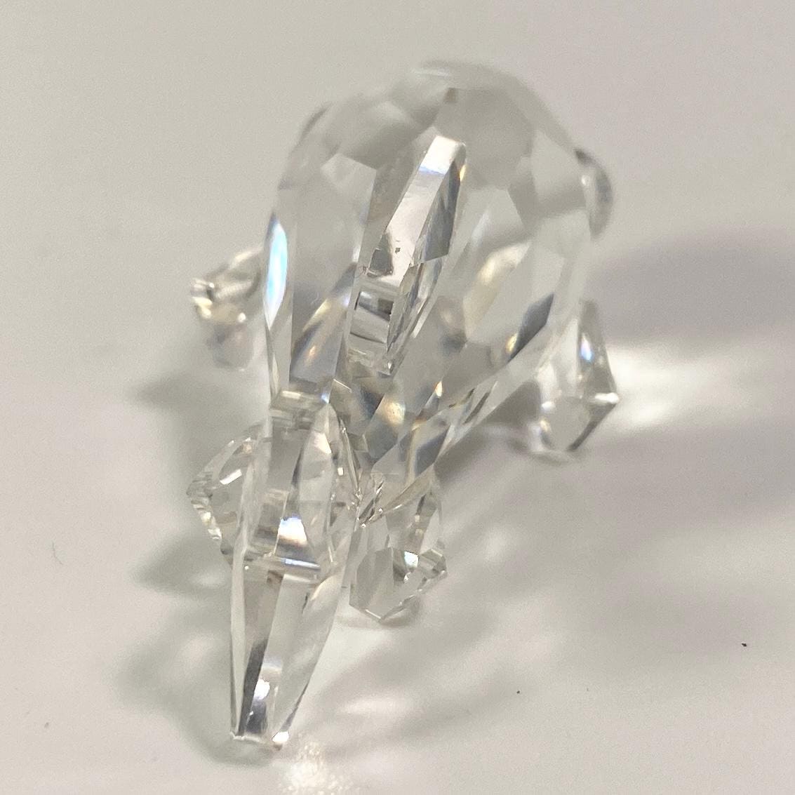 Rare Retired Swarovski Crystal Goldfish Figurine Colored Eyes Art 7644