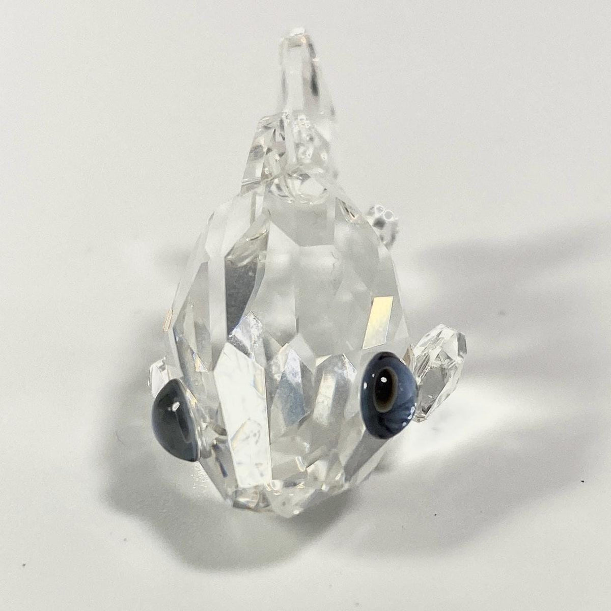 Rare Retired Swarovski Crystal Goldfish Figurine Colored Eyes Art 7644