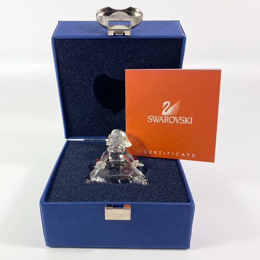 RARE !! Swarovski Crystal Doll Figurine 626247 "Cheerful Times "  Sitting Girl