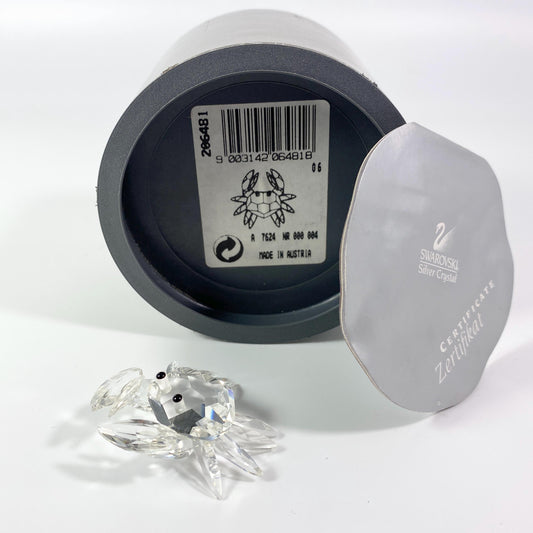 Swarovski Crystal Zodiac Mini Sand Crab w/Box 206481 7G82