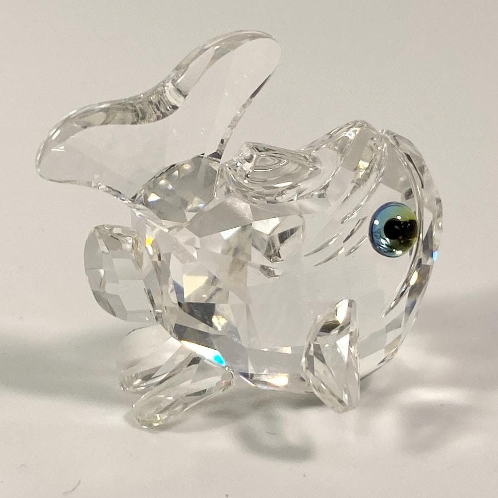 RARE !! retired Swarovski Crystal Baby Carp Gold Fish 211743 In Box