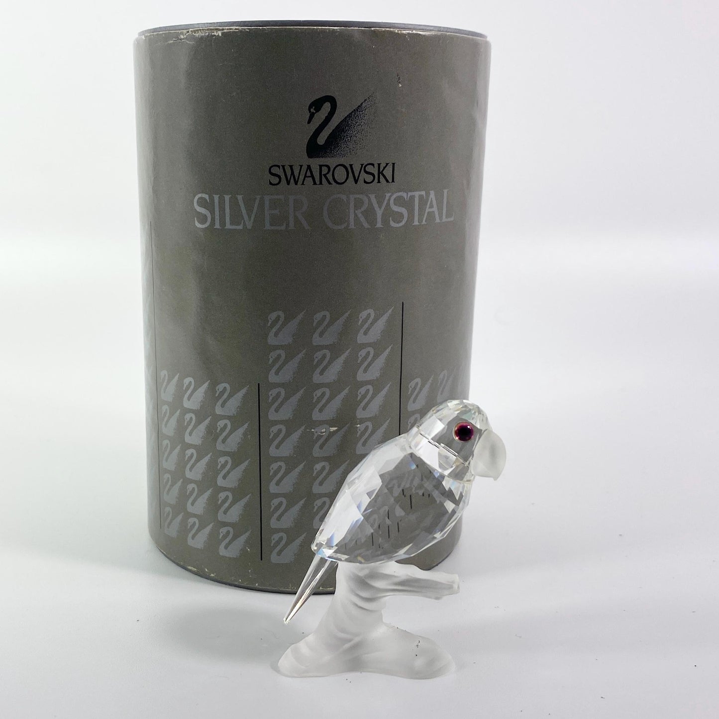 Swarovski Crystal Figurine, Parrot Up in the Trees  2" with Box & CoA