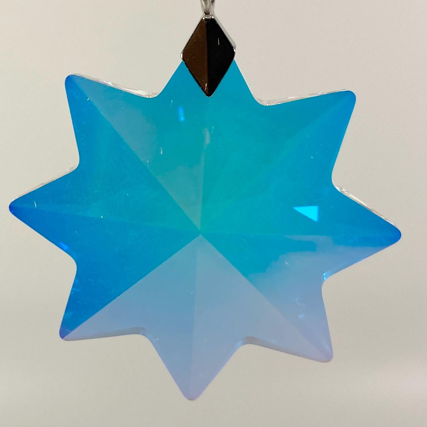 Swarovski Crystal Iridescent Christmas Star Snowflake Ornament