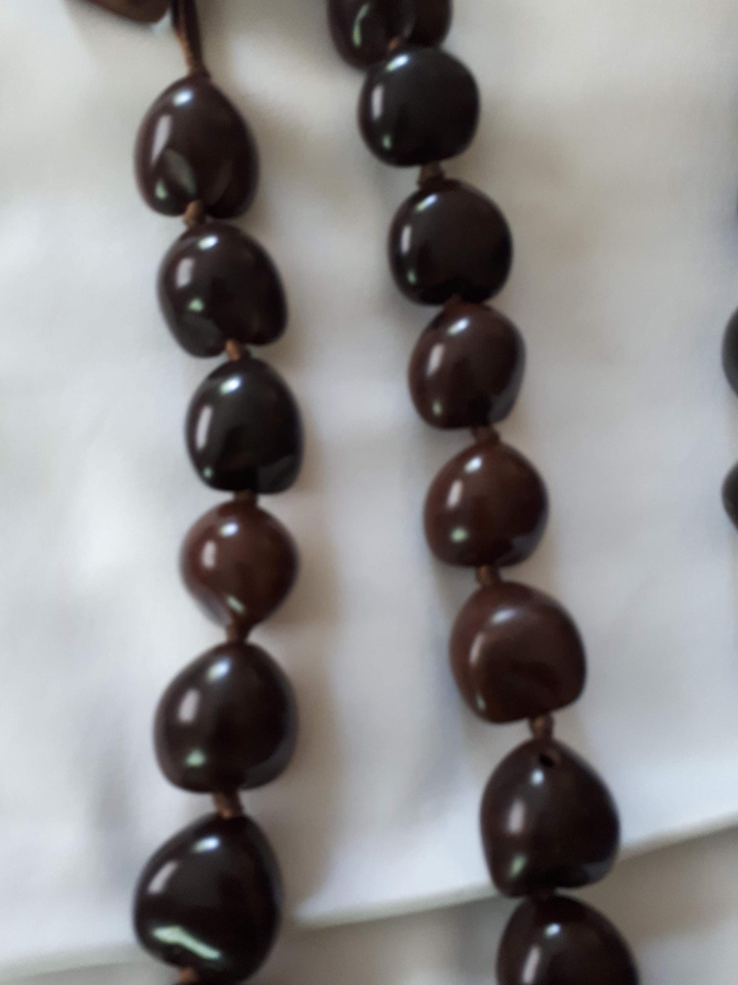 Set of 4 Authentic Kukui nut garlands necklances