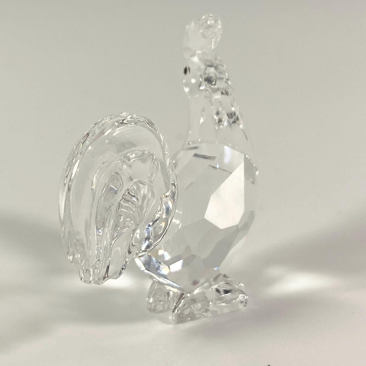 RARE !! Swarovski Crystal~**ZODIAC ROOSTER ** with box and CoA