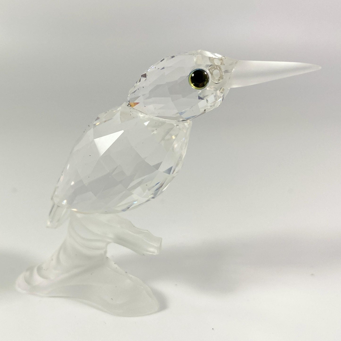 Swarovski Silver Crystal Kingfisher On Branch with original box