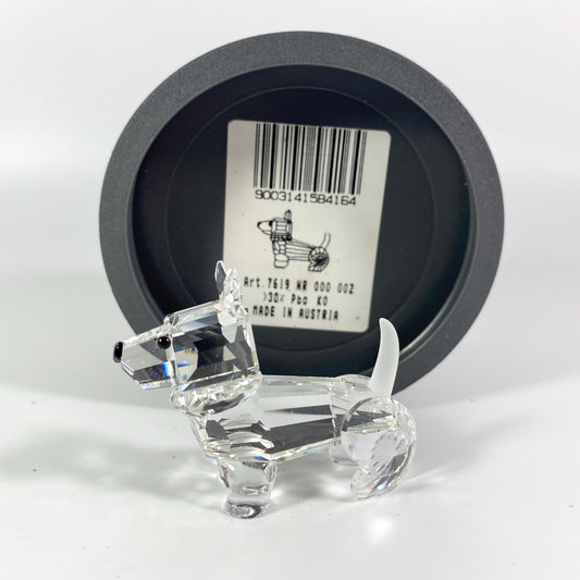 Swarovski Crystal 7619 000 002 Scottish Terrier Scotty Dog 012723 with Box