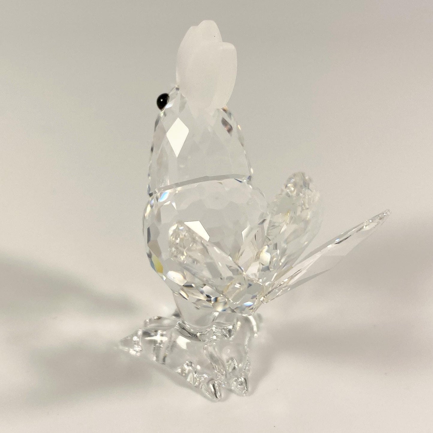 Swarovski Crystal  Rooster with frosted Comb barnyard animals with Box