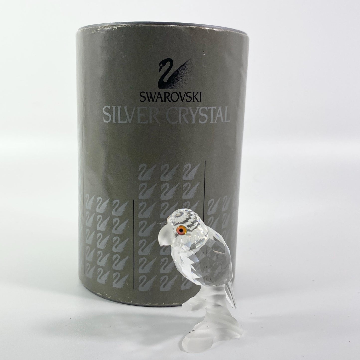 Swarovski Crystal Figurine, Parrot Up in the Trees  2" with Box & CoA