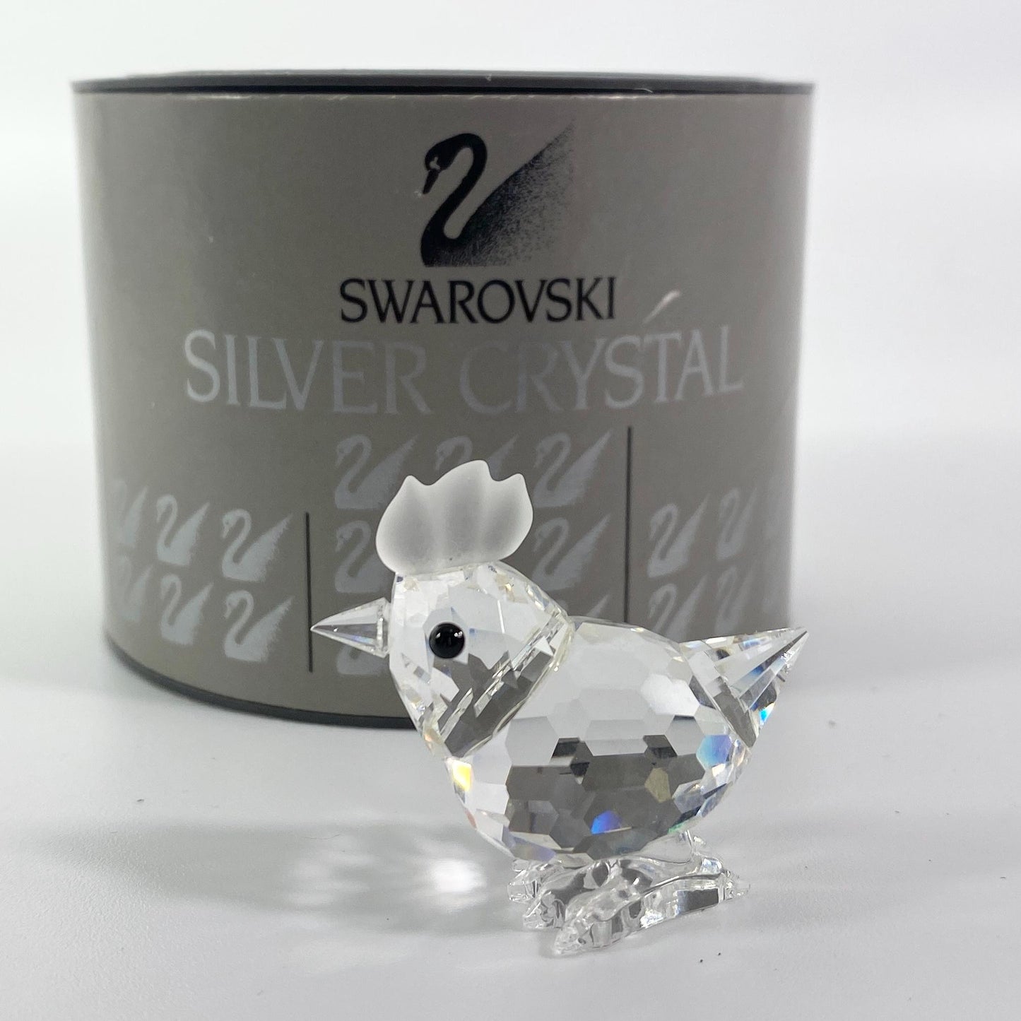 Swarovski Mint Crystal Figurine Mini Hen Original Box And COA