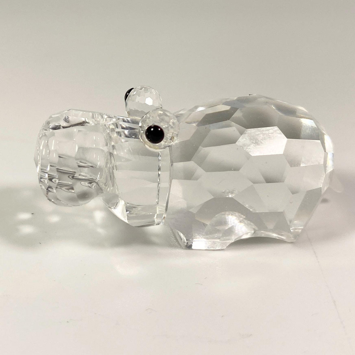 RARE !!Swarovski Crystal Hippo – Large – African Wildlife – with Box
