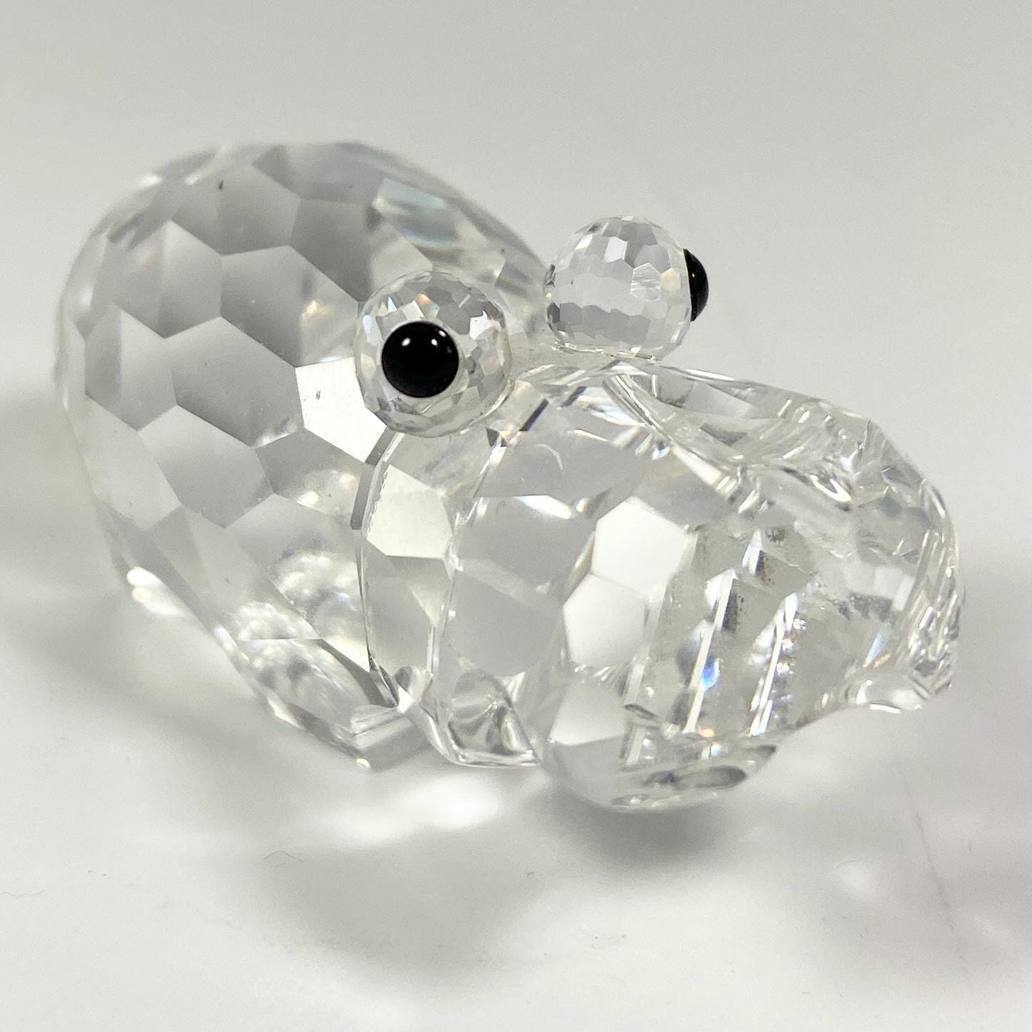 RARE !!Swarovski Crystal Hippo – Large – African Wildlife – with Box