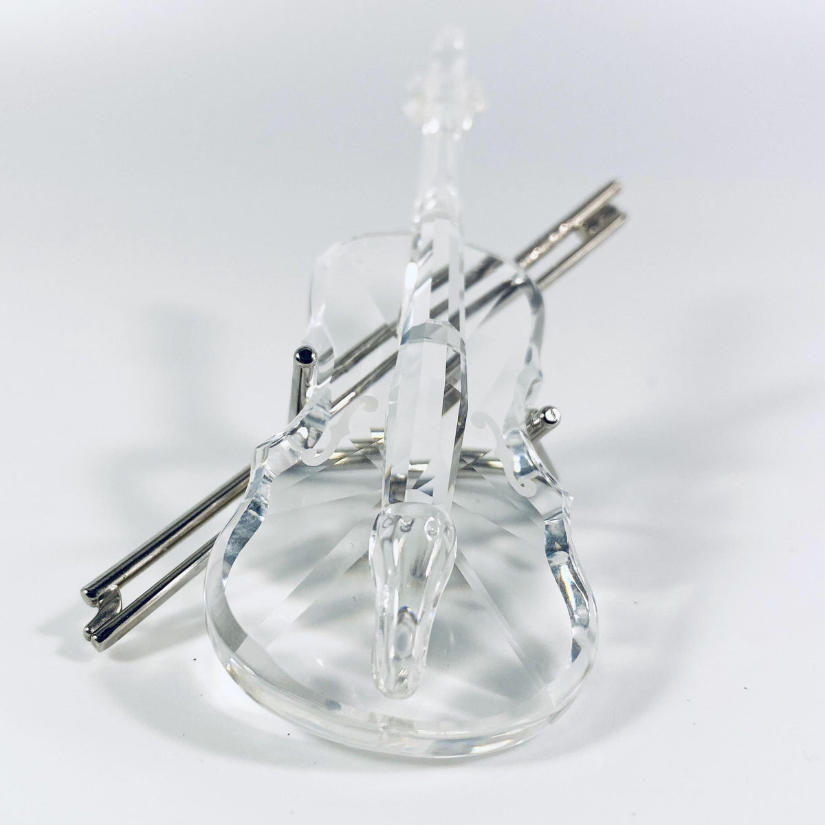 Swarovski Crystal VIOLIN Figurine 203056 7477 NR 002 Bow/Stand Original Box