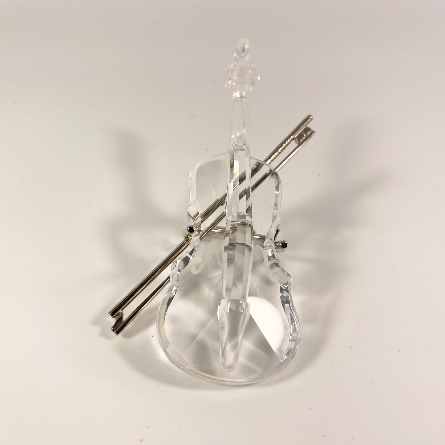 Swarovski Crystal VIOLIN Figurine 203056 7477 NR 002 Bow/Stand Original Box