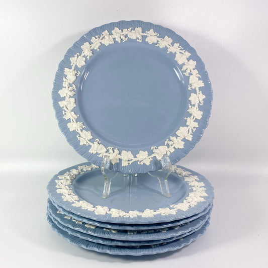 1950s Wedgwood Etruria Queensware Bread Shell edge 9" salad Plate -6 available