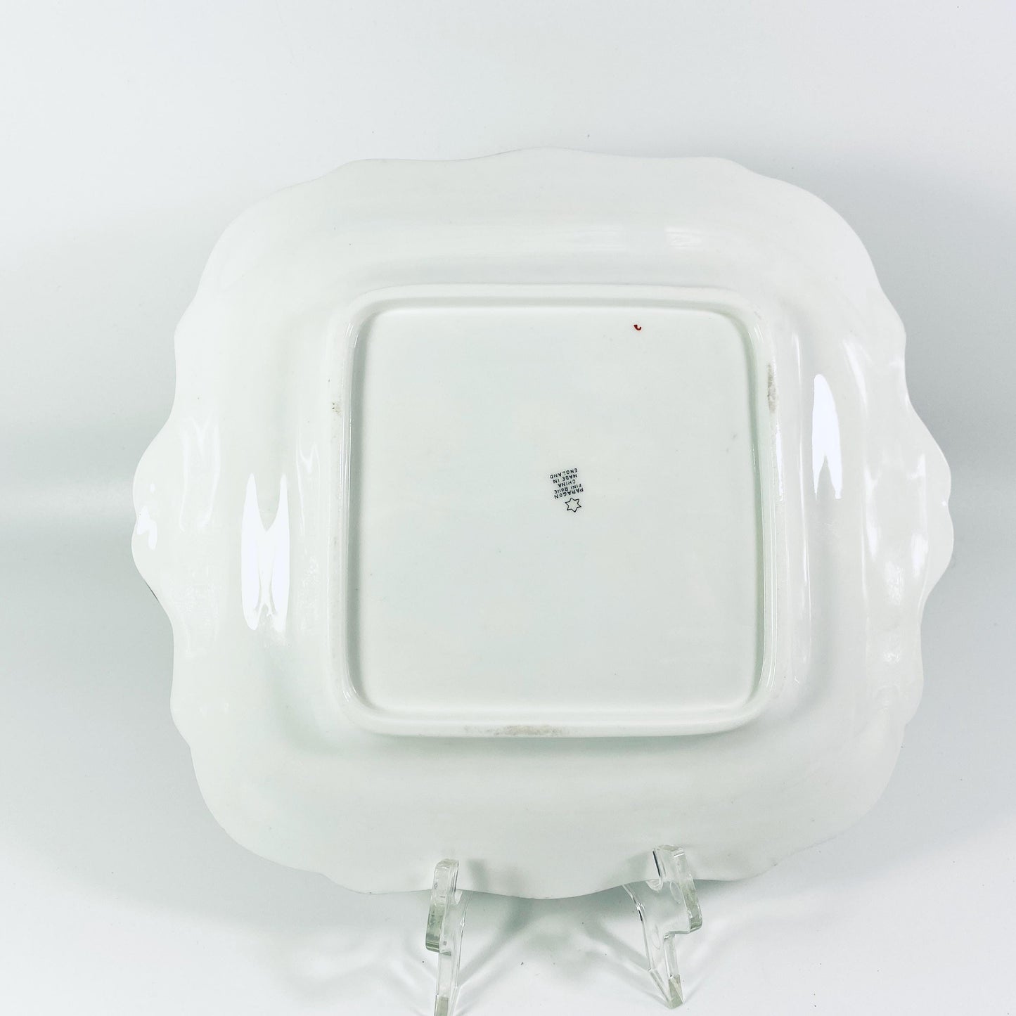 1923-1933 Paragon Springtime square Plate Fine Bone China England -Vintage