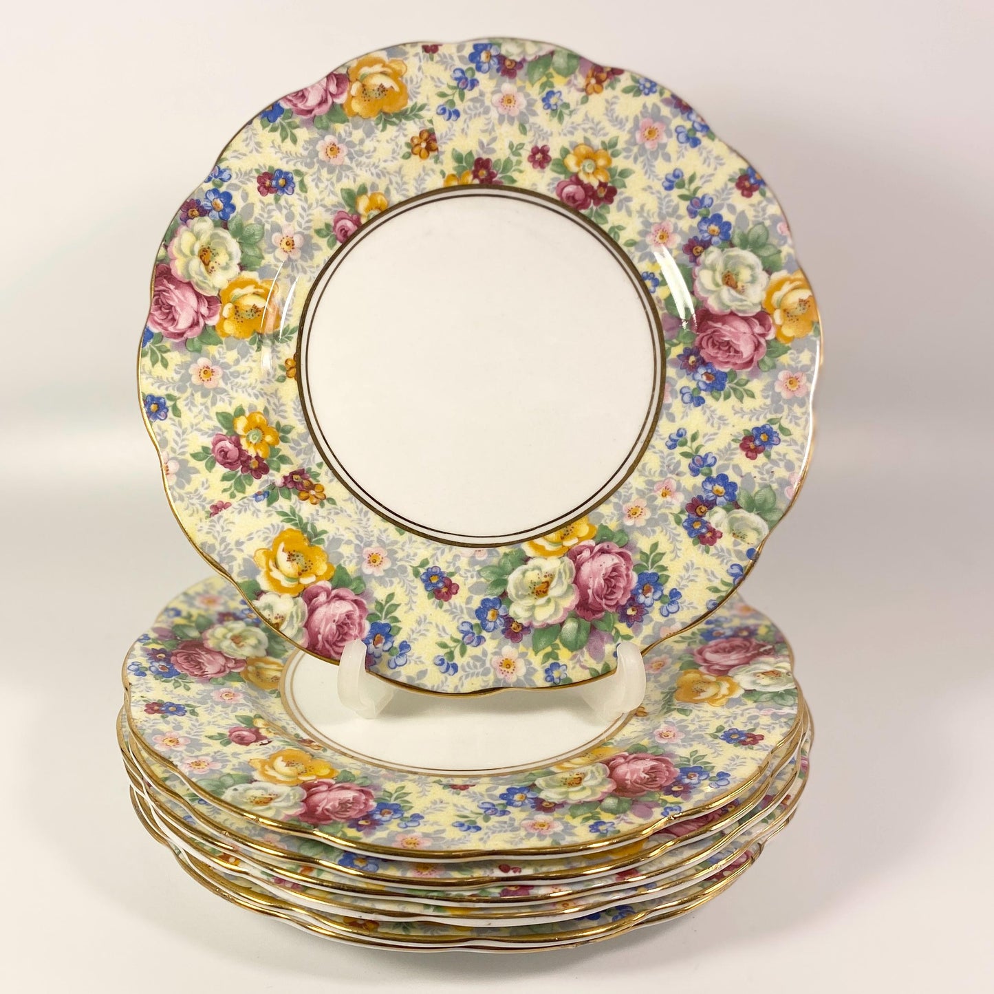Extremely RARE !! 1950s Royal Albert Rosetime 10.25 " dinner Plate 2425778