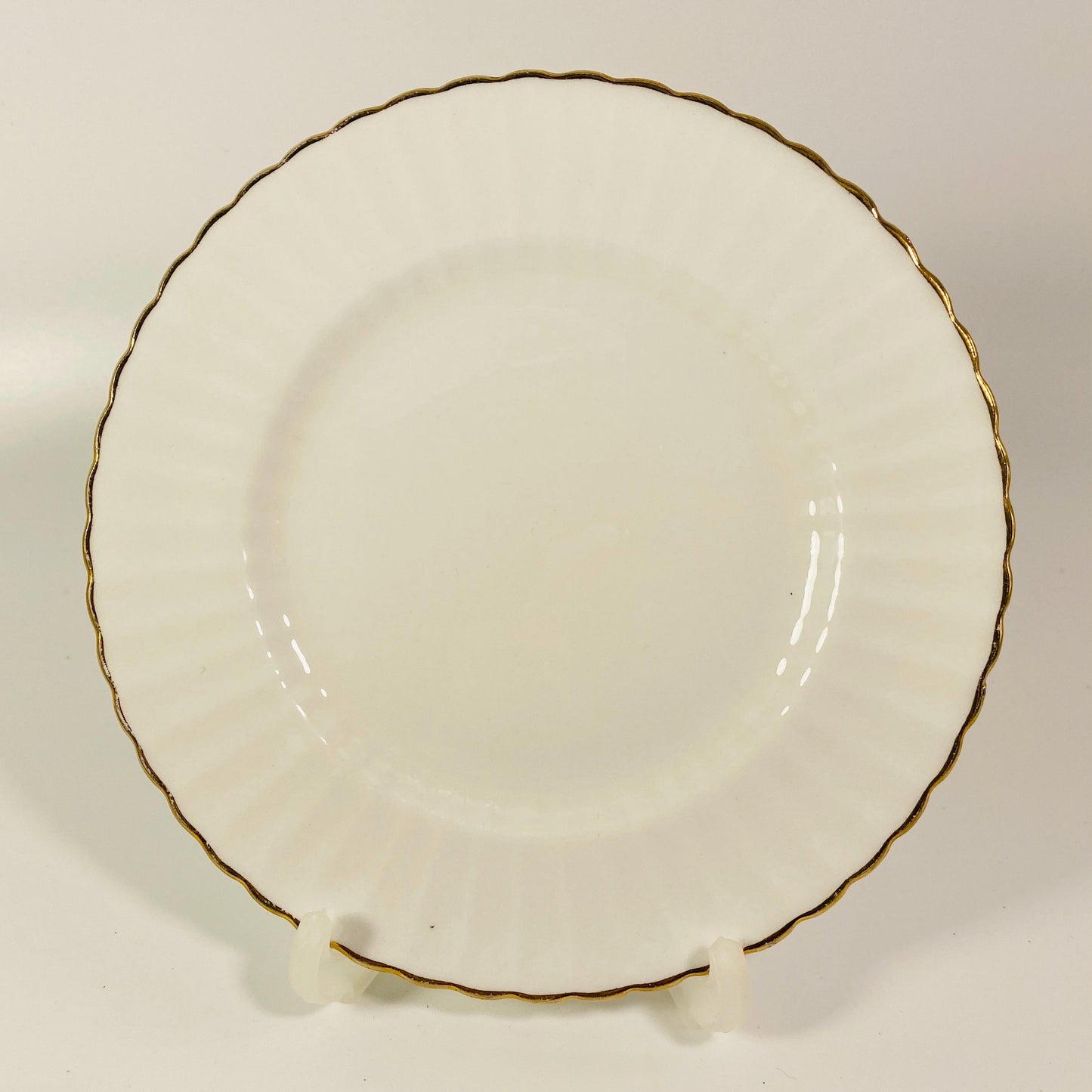 Vintage Paragon Fine Bone China white fluted Salad Plate 8 inches- 8 available