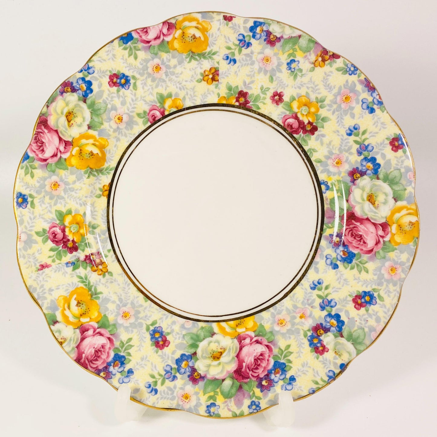 Extremely RARE !! 1950s Royal Albert Rosetime 10.25 " dinner Plate 2425778